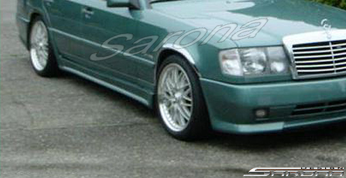 Custom Mercedes E Class Sedan Side Skirts (1984 - 1995) - $490.00 (Part #MB-065-SS)
